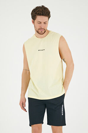 spr22ts122 Bisiklet Yaka Brooklyn Nakışlı Tshırt