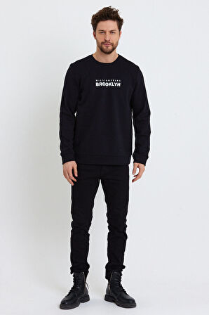 SPR23SW330 Bisiklet yaka Sweatshırt