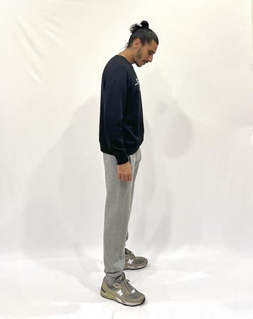 Erkek Bisiklet Yaka Rahat Kalıp 3 iplik Kalın Tokyo Baskılı  Sweatshirt SPR24SW30
