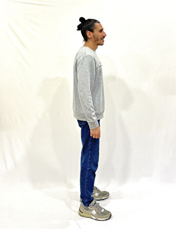 Erkek Bisiklet Yaka Rahat Kalıp 3 iplik Kalın Tokyo Baskılı  Sweatshirt SPR24SW30