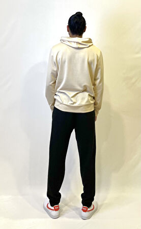 Süperlife Erkek Kapşonlu Regular Fit Air Baskılı İnce Sweatshirt SPR22SW162