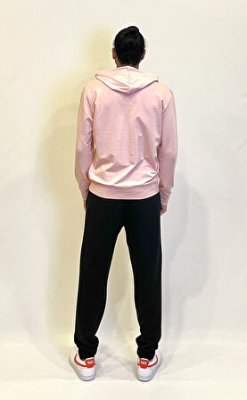 Süperlife Erkek Kapşonlu Regular Fit Air Baskılı İnce Sweatshirt SPR22SW162