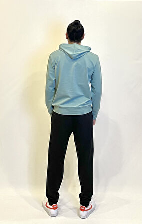 Süperlife Erkek Kapşonlu Regular Fit Air Baskılı İnce Sweatshirt SPR22SW162