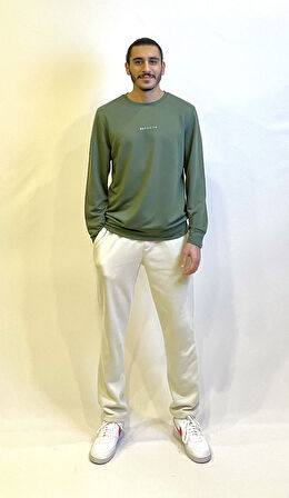 Süperlife Erkek Bisiklet Yaka Regular Fit Brooklyn Baskılı İnce Sweatshirt SPR22SW132
