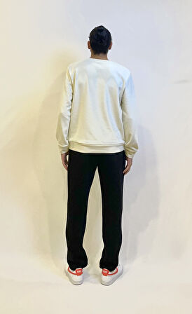 Süperlife Erkek Bisiklet Yaka 3 iplik Kalın Brooklyn Baskılı Sweatshirt SPR24sw29