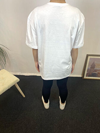 Kadın Bisiklet Yaka W.Brooklyn Baskılı Tişort  SPR21YK21