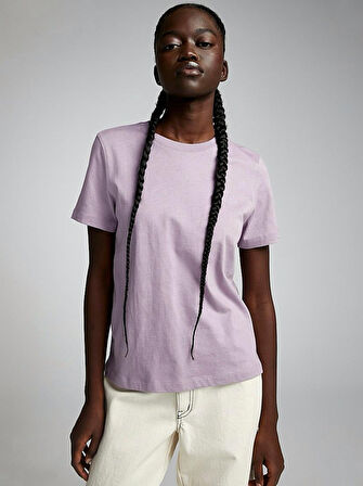 Kadın Bisiklet Yaka Tshirt SPR24TSK46