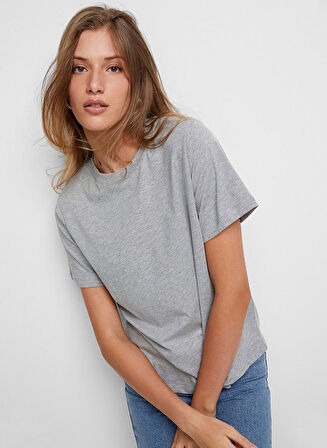 Kadın Bisiklet Yaka Tshirt SPR24TSK46