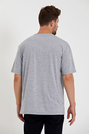 Süperlife Erkek Bisiklet Yaka Standart &Regular Fit Tişort SPR22TS110