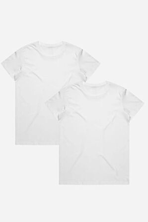 Kadın Bisiklet Yaka Regular Tshırt SPR24TSK46-02