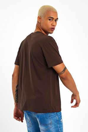 Süperlife Erkek Bisiklet Yaka Standart &Regular Fit Tişort SPR22TS110