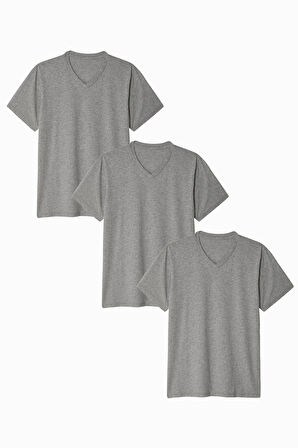 Kadın V Yaka Tshirt SPR24TSK40-3