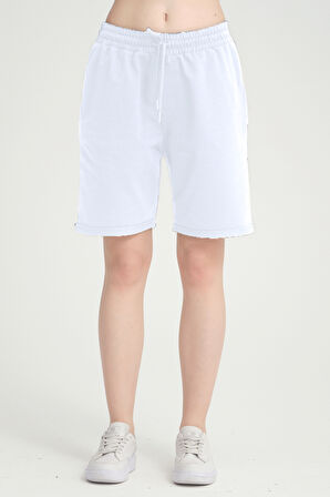 Kadın Regular Fit Duble Paça Şort SPR24SRK51