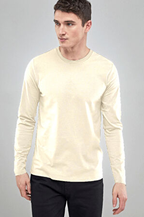 Erkek Bisiklet yaka Uzun kollu Tshırt SPR24TS41