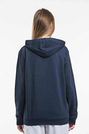 Süperlife Kadın Kapşonlu Regular Fit İnce Sweatshirt spr21k55