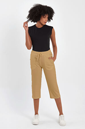 Süperlife Kadın Klasik Cepli Belli Lastikli Şort SPR24KS390