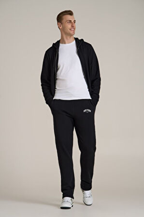 Süperlife Erkek Regular Fit New York Baskılı İnce Eşofman Altı SPR25EA01