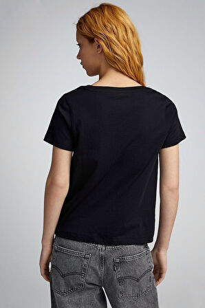 Süperlife Kadın Bisiklet Yaka New York Tshirt SPR25TSK21