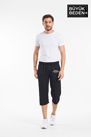 Süperlife Erkek Büyük Beden Unified Collective Baskılı Standart &Regular Kalıp Şort SPR25BSR088