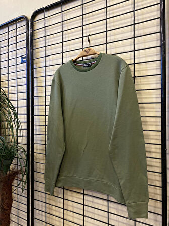 Süperlife Erkek Bisiklet Yaka Regular Fit İnce Sweatshirt SPR 20K30