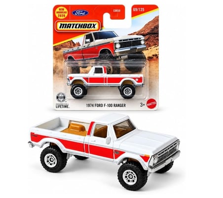 Matchbox 1:64 Tekli Arabalar 1974 FORD F-100 RANGER JHN62