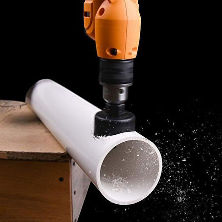 By Nevser® 6 Parça Demir Ahşap Alçıpan Delme Buat Açma Seti