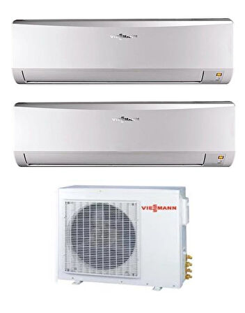 Viessmann Vitoclima Multi 1+2 Sistem (O4F3100M2) 2x18000 Btu İç 10,5 kw Dış Ünite