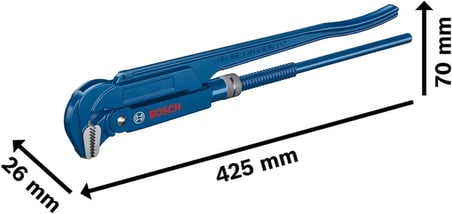 Professional Professional, Köşe Boru Anahtarı 90derece 420mm