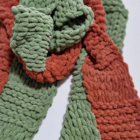 Yumuşacık Örgü Atkı, Puffy , El Örgüsü Şık Atkı, Tasarım, Moli Tasarım