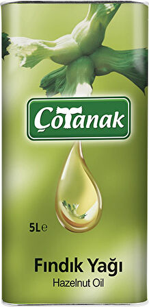 Çotanak Fındık Yağı Teneke 5 L