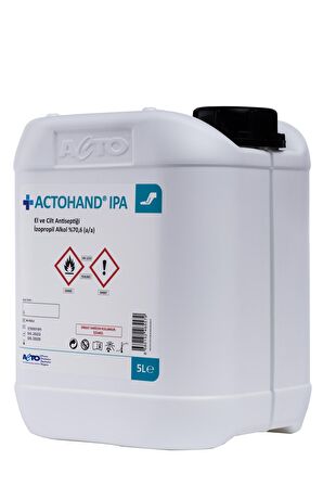 ACTOHAND® IPA 5 Litre | El ve Cilt Antiseptiği - İzopropil Alkol 75 % (v/v)