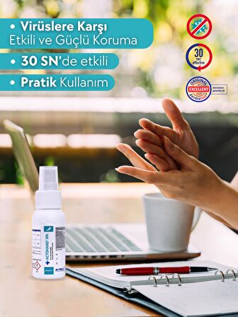 ACTOHAND® IPA 50 ml | El ve Cilt Antiseptiği - İzopropil Alkol 75 % (v/v)