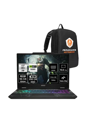 Cyborg 15 Intel Core 5 210H 96GB 256GB SSD RTX5060/8GB 15.6" FHD FDOS Gaming Laptop B2RWFKG