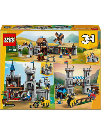 Lego® Creator 3'ü 1 Arada Orta Çağ Atlı Şövalye Kalesi 31168 - 9 Yaş & Üzeri Çocuklar Için Yaratıcı Oyuncak Yapım Seti (1371 Pr)