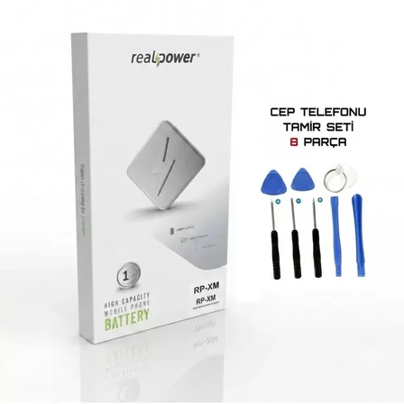 P20 PRO İle Uyumlu Pil Batarya Realpower Güçlendirlmiş Uzun Pil Süresi + Tamir Kiti
