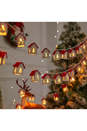 Ev Peri Işıkları Yeni Yıl Noel Yılbaşı Işıkları
