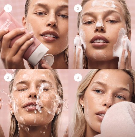 SUMMER FRIDAYS Pink Dew Gel Cleanser - Yüz temizleme jeli 150 ml 