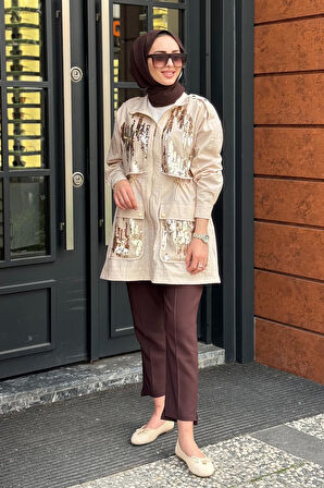 moodbasic Trench MA25.01 Bej