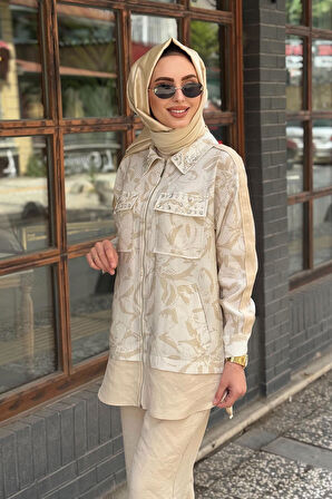 Moodbasic Pantolonlu Takım MA24.23 Bej