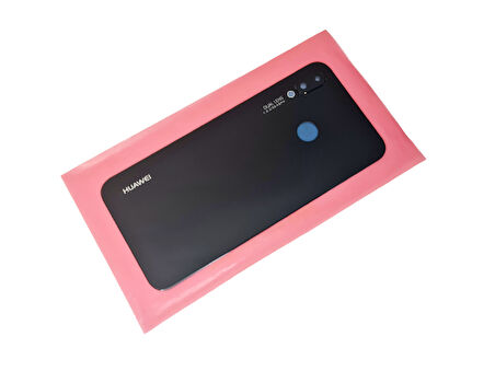 Huawei Uyumlu P20 Lite Arka Pil batarya Kapağı + PİL (CAM KAMERA LENSİ) SİYAH