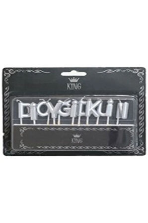 İyi ki Doğdun Silver Mum