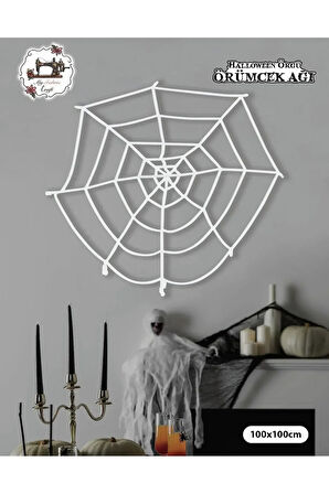 HALLOWEEN BLOODY TEMALI BEYAZ ÖRÜMCEK AĞI