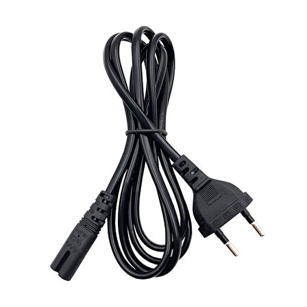 AC 220v Power güç kablosu notebook radyo tv  vb. için 2li güç kablosu