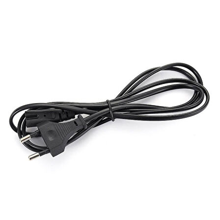 AC 220v Power güç kablosu notebook radyo tv  vb. için 2li güç kablosu