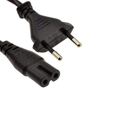 AC 220v Power güç kablosu notebook radyo tv  vb. için 2li güç kablosu