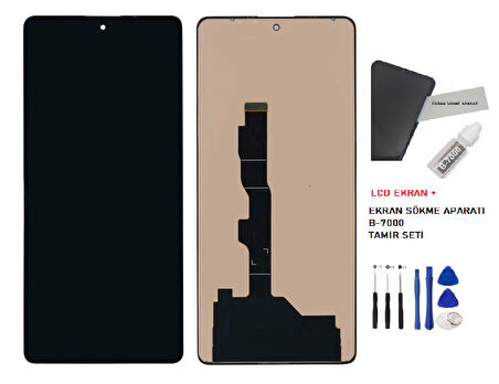 Tkgz Xiaomi Redmi NOTE 13 PRO (4G) Lcd Ekran Dokunmatik SERVİCE PACK + B-7000 + TAMİR SETİ
