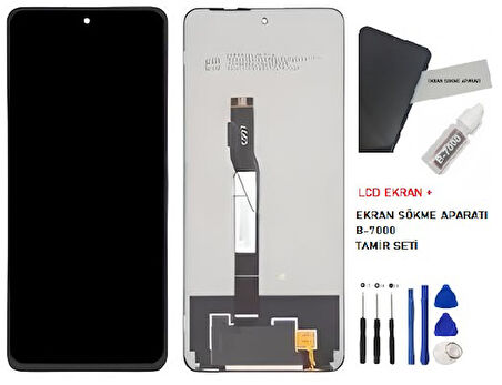 Tkgz Xiaomi Poco X4GT Lcd Ekran Dokunmatik SERVİCE PACK + B-7000 + TAMİR SETİ