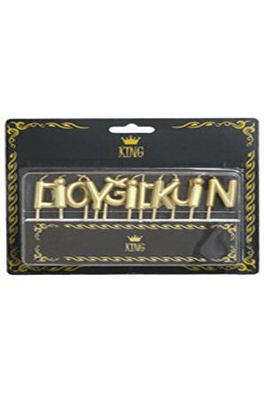 İyi ki Doğdun GOLD Mum