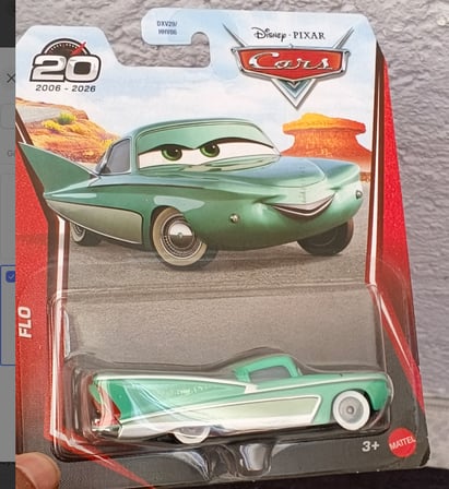 Mattel Disney Pixar Cars Flo Oyuncak Araba, 20. Yıl Özel