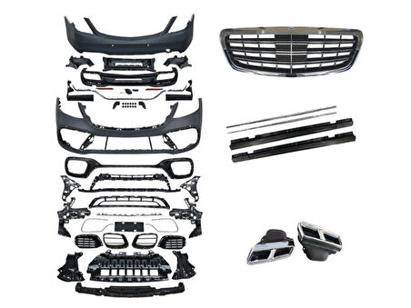 Mercedes W222 / S Serisi (2014-2020) Arası Uyumlu S63 Görünüm Body Kit